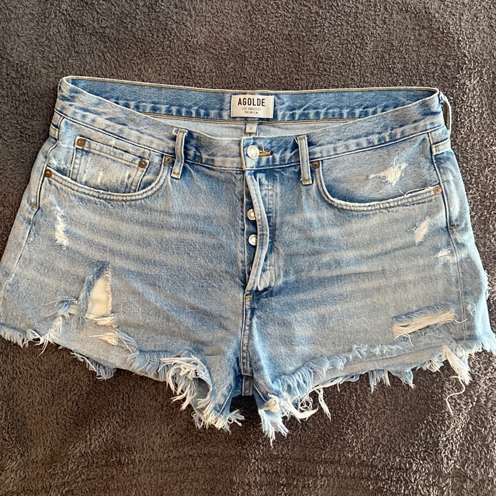Agolde Parker jean shorts size 32
